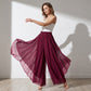 👗50% הנחה! ✨ מכנסי שיפון א-סימטריים לנשים עם רגליים רחבות