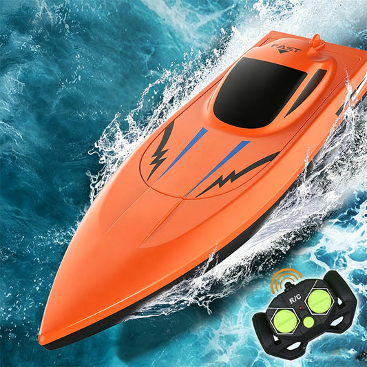סירת RC מהירה בתדר 2.4G עם שני מנועים
