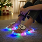נעלי בית מצוירות עם תאורת LED