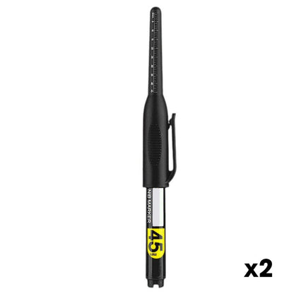 סמן לחורים עמוקים עם חוד באורך 45 מ"מ
