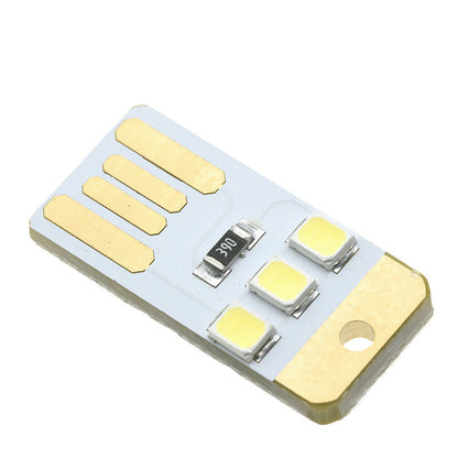 מנורת לילה LED ניידת קטנה עם חיבור USB
